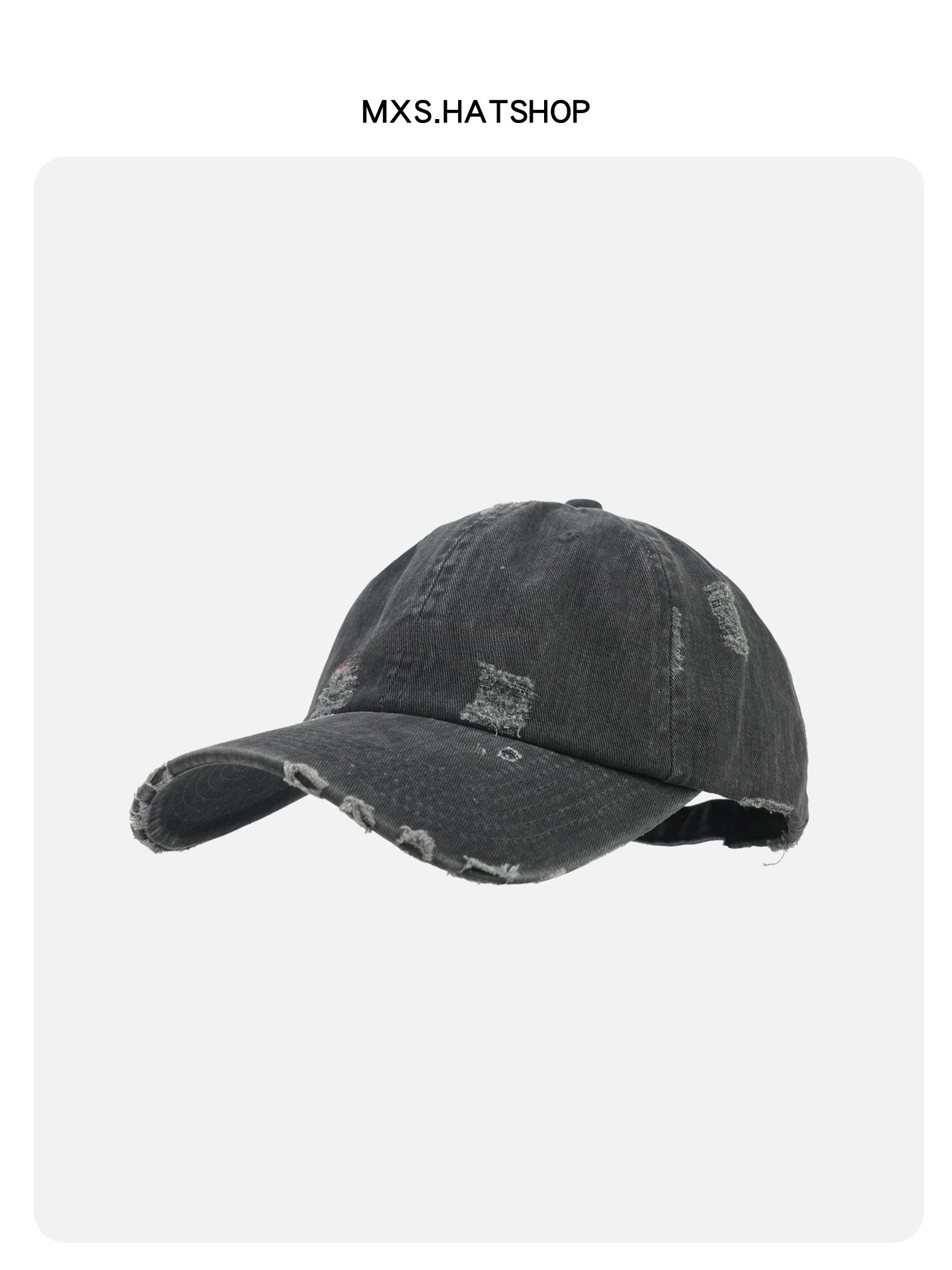 Streetwear Brand Red - Ретро-бейсболка с эффектом потертости, регулируемая, в