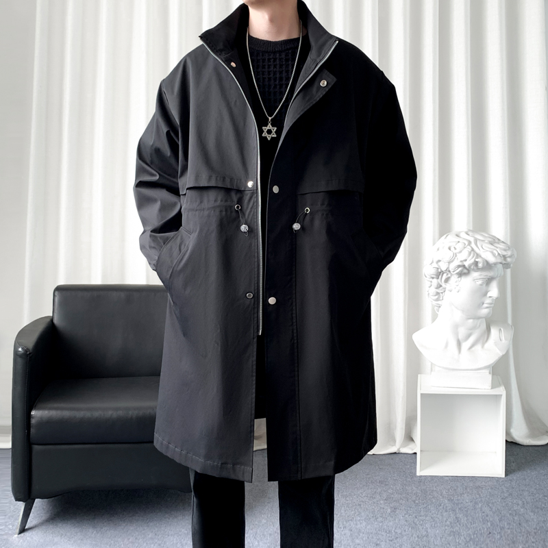 Streetwear Clothing Brand - Тренч, новый плащ, корейское мужское модное