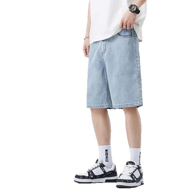 Fear Of God Essential - Мужские джинсовые шорты-джоггеры 2025: повседневные, свободного