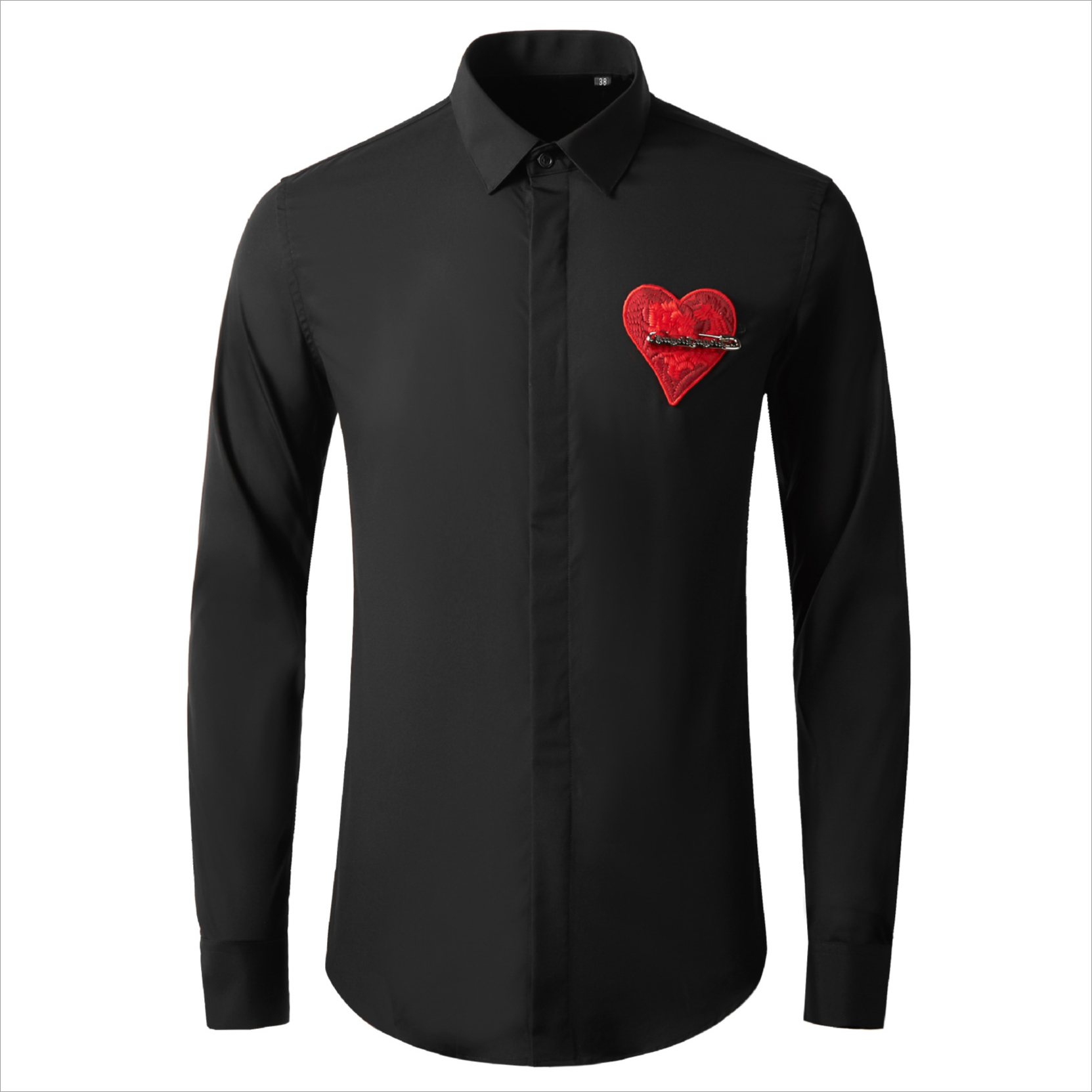 Streetwear Clothing Brand - Брендовая вязаная рубашка с вышивкой Love,