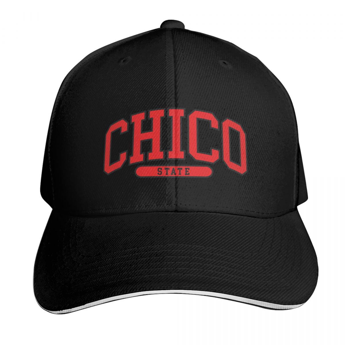 Streetwear Brand Fonts - Бейсболка Chico State с изогнутым козырьком,