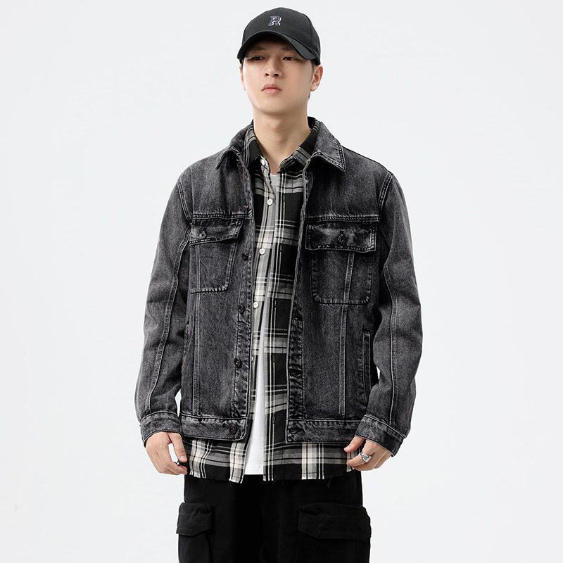 Brand Of Streetwear - Мужская джинсовая куртка оверсайз 5XL с