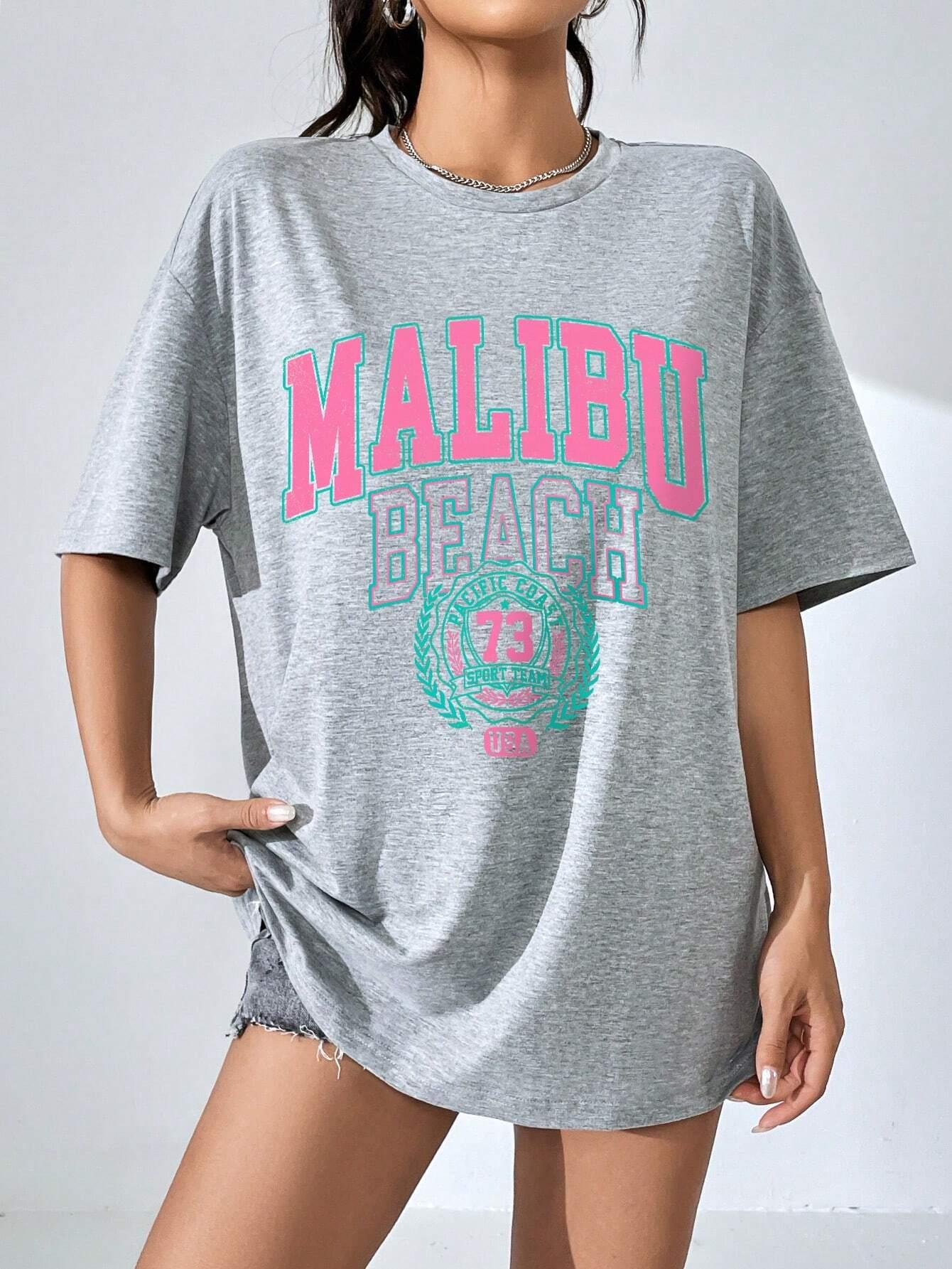 Malibu пляжные женские футболк – обзор и цена Streetwear Clothing Brand