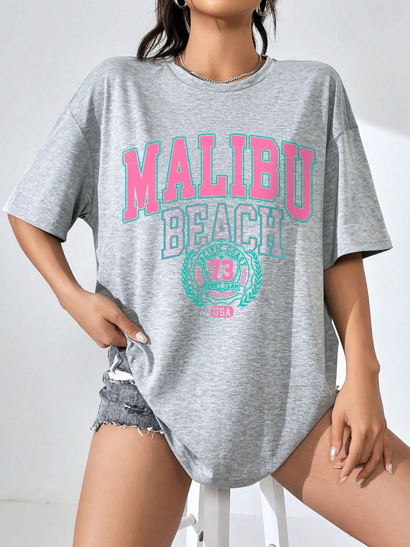 Malibu пляжные женские футболк – обзор и цена Streetwear Clothing Brand