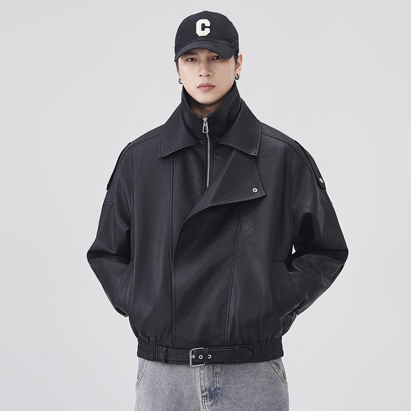 Осенне-зимняя кожаная куртка,  – обзор и цена Streetwear Clothing Brand